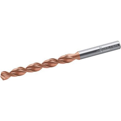 Walter-Titex - 14.5mm 130° Cobalt Jobber Drill - AlCrN Finish, Right Hand Cut, Parabolic Flute, Straight Shank, 169mm OAL, UFL Point - USA Tool & Supply