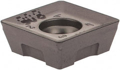 Iscar - QDMT1205 M Grade IC908 Carbide Milling Insert - TiAlN Finish, 0.1969" Thick, 0.8mm Corner Radius - USA Tool & Supply