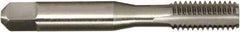Vermont Tap & Die - 5/8-11 UNC 3/3B 4 Flute Bright Finish High Speed Steel Straight Flute Standard Hand Tap - Bottoming, Right Hand Thread, 3-13/16" OAL, 1-13/16" Thread Length, H3 Limit, Oversize - USA Tool & Supply