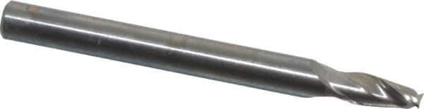 OSG - 5/32", 5/16" LOC, 3/16" Shank Diam, 2" OAL, 2 Flute, Solid Carbide Square End Mill - Single End, Uncoated, Spiral Flute, 30° Helix, Centercutting, Right Hand Cut, Right Hand Flute, Series 2021 - USA Tool & Supply