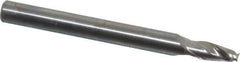 OSG - 5/32", 5/16" LOC, 3/16" Shank Diam, 2" OAL, 2 Flute, Solid Carbide Square End Mill - Single End, Uncoated, Spiral Flute, 30° Helix, Centercutting, Right Hand Cut, Right Hand Flute, Series 2021 - USA Tool & Supply