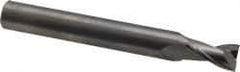 OSG - 9/32", 7/16" LOC, 5/16" Shank Diam, 2-1/2" OAL, 2 Flute, Solid Carbide Square End Mill - Single End, Uncoated, Spiral Flute, 30° Helix, Centercutting, Right Hand Cut, Right Hand Flute, Series 2021 - USA Tool & Supply