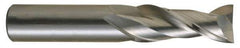 OSG - 1", 2 Flute, Single End, Solid Carbide, 0.06" Corner Radius End Mill - 5" OAL, 30° Helix, Right Hand Flute, 2" LOC, Right Hand Cut - USA Tool & Supply