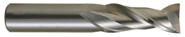 OSG - 1/4", 3/4" LOC, 1/4" Shank Diam, 2-1/2" OAL, 2 Flute, Solid Carbide Square End Mill - Single End, Diamond-Like Carbon (DLC) Finish, Spiral Flute, 30° Helix, Centercutting, Right Hand Cut, Right Hand Flute, Series 2022 - USA Tool & Supply