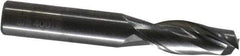 OSG - 3/8", 1" LOC, 3/8" Shank Diam, 2-1/2" OAL, 2 Flute, Solid Carbide Square End Mill - Single End, Uncoated, Spiral Flute, 30° Helix, Centercutting, Right Hand Cut, Right Hand Flute, Series 2022 - USA Tool & Supply