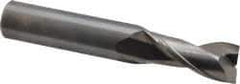 OSG - 7/16", 1" LOC, 7/16" Shank Diam, 2-3/4" OAL, 2 Flute, Solid Carbide Square End Mill - Single End, Uncoated, Spiral Flute, 30° Helix, Centercutting, Right Hand Cut, Right Hand Flute, Series 2022 - USA Tool & Supply