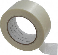 3M - 2" x 60 Yd Clear Rubber Adhesive Packaging Tape - Polypropylene Film Backing, 4 mil Thick, 100 Lb Tensile Strength, Series 8934 - USA Tool & Supply