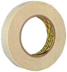 3M - 60 Yd Long x 1-1/2" Wide, Series 361, White Silicone Glass Cloth Tape - 7.5 mil Thick, 182 Lb/In Tensile Strength - USA Tool & Supply