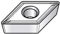 Kennametal - DCMT32.52 LF Grade K313 Carbide Turning Insert - Uncoated, 55° Diamond, 3/8" Inscr Circle, 5/32" Thick, 1/32" Corner Radius - USA Tool & Supply