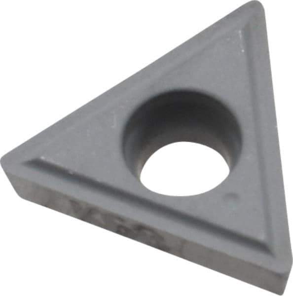 Kennametal - TPGM21.51 Grade K68 Carbide Turning Insert - Uncoated, 60° Triangle, 1/4" Inscr Circle, 3/32" Thick, 1/64" Corner Radius - USA Tool & Supply
