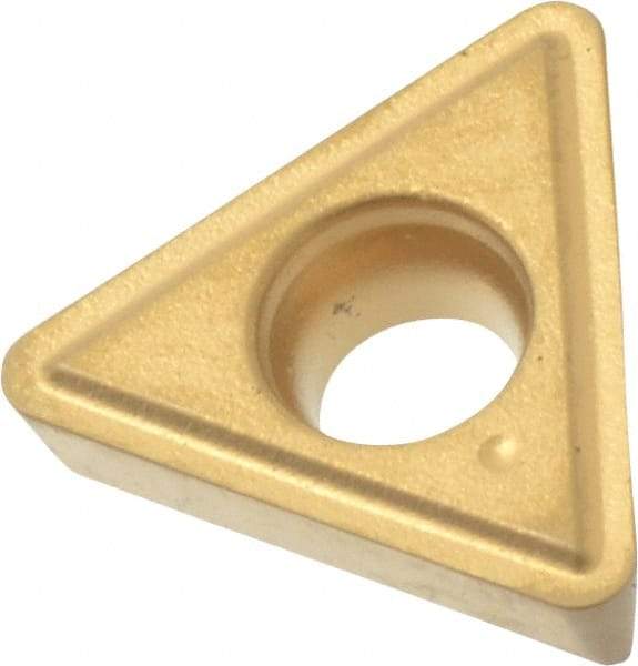 Kennametal - TPGM21.52 Grade KC850 Carbide Turning Insert - TiC/TiCN/TiN Finish, 60° Triangle, 1/4" Inscr Circle, 3/32" Thick, 1/32" Corner Radius - USA Tool & Supply