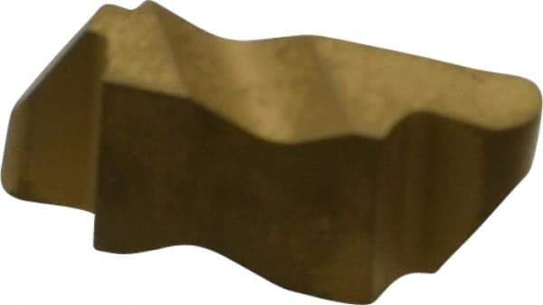 Kennametal - 3062NR Grade KC850, 3.18mm Cutting Width Carbide Grooving Insert - 3.81mm Max Depth of Cut, Right Hand, 1.59mm Corner Radius, TiC/TiCN/TiN Finish - USA Tool & Supply