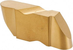 Kennametal - 4125NR Grade KC850, 6.35mm Cutting Width Carbide Grooving Insert - 6.35mm Max Depth of Cut, Left Hand, 3.18mm Corner Radius, TiC/TiCN/TiN Finish - USA Tool & Supply