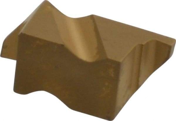 Kennametal - 2031NG Grade KC850, 0.79mm Cutting Width Carbide Grooving Insert - 1.27mm Max Depth of Cut, Right Hand, 0.09mm Corner Radius, TiC/TiCN/TiN Finish - USA Tool & Supply