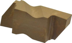 Kennametal - 3125NG Grade KC850, 3.18mm Cutting Width Carbide Grooving Insert - 3.81mm Max Depth of Cut, Right Hand, 0.19mm Corner Radius, TiC/TiCN/TiN Finish - USA Tool & Supply