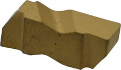 Kennametal - 3189NG Grade KC850, 4.8mm Cutting Width Carbide Grooving Insert - 3.81mm Max Depth of Cut, Right Hand, 0.57mm Corner Radius, TiC/TiCN/TiN Finish - USA Tool & Supply