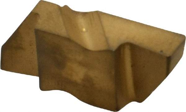 Kennametal - 4189NG Grade KC850, 4.8mm Cutting Width Carbide Grooving Insert - 6.35mm Max Depth of Cut, Right Hand, 0.57mm Corner Radius, TiC/TiCN/TiN Finish - USA Tool & Supply