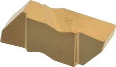 Kennametal - 4250NG Grade KC850, 6.35mm Cutting Width Carbide Grooving Insert - 6.35mm Max Depth of Cut, Right Hand, 0.57mm Corner Radius, TiC/TiCN/TiN Finish - USA Tool & Supply