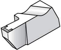 Kennametal - 3094NGD K Grade K313, 2.39mm Cutting Width Carbide Grooving Insert - 6.35mm Max Depth of Cut, Left Hand, 0.19mm Corner Radius, Uncoated - USA Tool & Supply