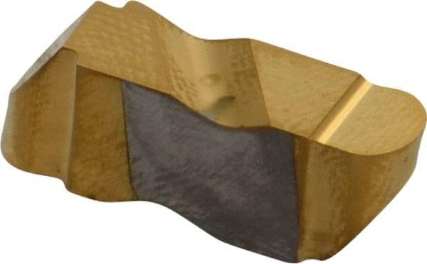 Kennametal - 3094NRP Grade KC730, 4.78mm Cutting Width Carbide Grooving Insert - 3.81mm Max Depth of Cut, Right Hand, 2.39mm Corner Radius, TiN Finish - USA Tool & Supply