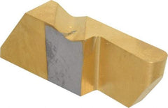 Kennametal - 4094NRD Grade KC730, 4.78mm Cutting Width Carbide Grooving Insert - 12.7mm Max Depth of Cut, Right Hand, 2.39mm Corner Radius, TiN Finish - USA Tool & Supply