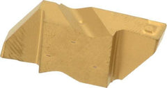Kennametal - 4189NG K Grade KC850, 4.8mm Cutting Width Carbide Grooving Insert - 6.35mm Max Depth of Cut, Right Hand, 0.57mm Corner Radius, TiC/TiCN/TiN Finish - USA Tool & Supply