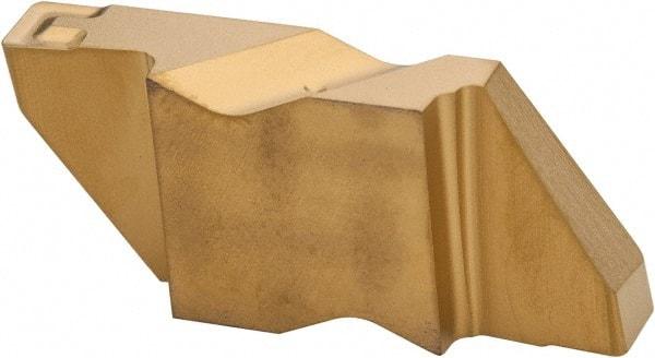 Kennametal - 4189NG K Grade KC850, 4.8mm Cutting Width Carbide Grooving Insert - 6.35mm Max Depth of Cut, Left Hand, 0.57mm Corner Radius, TiC/TiCN/TiN Finish - USA Tool & Supply