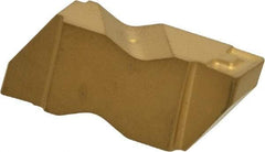 Kennametal - 3189NG K Grade KC850, 4.8mm Cutting Width Carbide Grooving Insert - 3.81mm Max Depth of Cut, Right Hand, 0.57mm Corner Radius, TiC/TiCN/TiN Finish - USA Tool & Supply