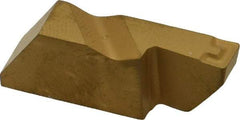 Kennametal - 4189NGD K Grade KC850, 4.8mm Cutting Width Carbide Grooving Insert - 9.53mm Max Depth of Cut, Right Hand, 0.57mm Corner Radius, TiC/TiCN/TiN Finish - USA Tool & Supply