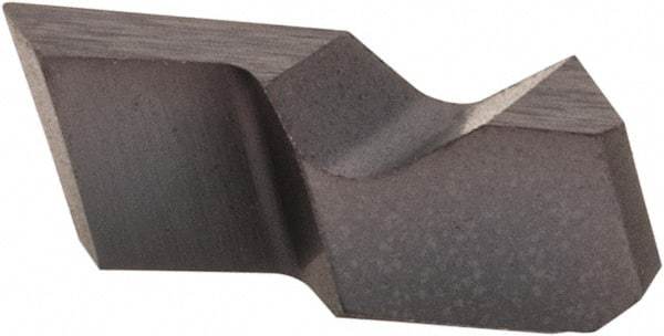 Kennametal - 1062NG Grade KC5025, 1.58mm Cutting Width Carbide Grooving Insert - 1.91mm Max Depth of Cut, Left Hand, 0.19mm Corner Radius, TiAlN Finish - USA Tool & Supply