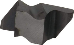 Kennametal - 2031NR K Grade KC5025, 1.58mm Cutting Width Carbide Grooving Insert - 2.79mm Max Depth of Cut, Right Hand, 0.79mm Corner Radius, TiAlN Finish - USA Tool & Supply