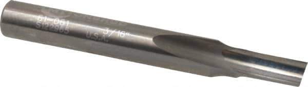 Onsrud - 3/16" Diam, 1/4" Shank Diam, 3/8" Length of Cut, 1 Flute Single Edge Straight Router Bit - 2" Overall Length, Right Hand Cut, Solid Carbide - USA Tool & Supply