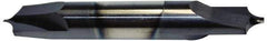 Accupro - 0.01" Radius, 1/8" Mill Diam, 2 Flute Solid Carbide Corner Rounding End Mill - Double End, AlTiN Finish, 1-1/2" OAL, 1/8" Shank Diam - USA Tool & Supply
