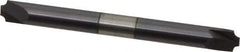 Accupro - 0.046" Radius, 3/16" Mill Diam, 2 Flute Solid Carbide Corner Rounding End Mill - Double End, AlTiN Finish, 2" OAL, 3/16" Shank Diam - USA Tool & Supply