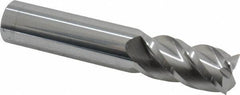 Accupro - 3/4", 4 Flute, Single End, Solid Carbide, 0.01" Corner Radius End Mill - 4" OAL, 40° Helix, Right Hand Flute, 1-1/2" LOC, Right Hand Cut - USA Tool & Supply