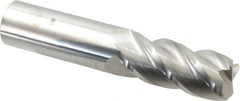Accupro - 1" Diam 4 Flute Solid Carbide 1/8" Corner Radius End Mill - USA Tool & Supply