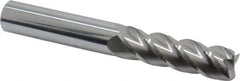 Accupro - 5/8", 4 Flute, Single End, Solid Carbide, 0.02" Corner Radius End Mill - 4-5/8" OAL, 40° Helix, Right Hand Flute, 2-1/8" LOC, Right Hand Cut - USA Tool & Supply