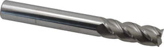 Accupro - 3/4", 4 Flute, Single End, Solid Carbide, 0.015" Corner Radius End Mill - 6" OAL, 40° Helix, Right Hand Flute, 2" LOC, Right Hand Cut - USA Tool & Supply