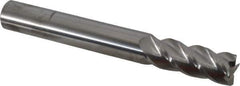 Accupro - 3/4", 4 Flute, Single End, Solid Carbide, 0.02" Corner Radius End Mill - 6" OAL, 40° Helix, Right Hand Flute, 2" LOC, Right Hand Cut - USA Tool & Supply