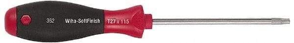 Wiha - T8 Torx Driver - 2.4" Blade Length, Ergonomic Handle - USA Tool & Supply