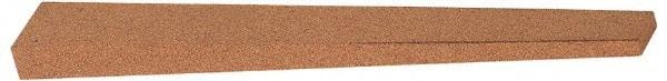 Norton - 4" Long x 1/2" Wide x 1/4" Thick, Aluminum Oxide Sharpening Stone - Taper, Fine Grade - USA Tool & Supply