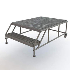 TRI-ARC - Rolling & Wall Mounted Ladders & Platforms Type: Rolling Work Platform Style: Steel Work Platform - USA Tool & Supply