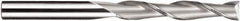 SGS - 14mm, 75mm LOC, 14mm Shank Diam, 150mm OAL, 2 Flute, Solid Carbide Square End Mill - Single End, AlTiN Finish, Spiral Flute, 30° Helix, Centercutting, Right Hand Cut, Right Hand Flute, Series 3XLM - USA Tool & Supply