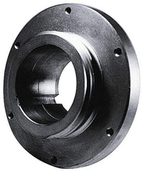 BTC - Adapter Back Plate for 10" Diam Self Centering Lathe Chucks - L-00 Mount, 2.835" Through Hole Diam - USA Tool & Supply
