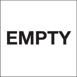 NMC - Empty Shipping Label - 6" High x 6" Wide - USA Tool & Supply