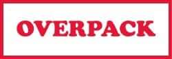 NMC - Overpack Shipping Label - 2" High x 6" Wide - USA Tool & Supply