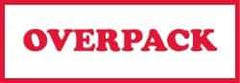 NMC - Overpack Shipping Label - 2" High x 6" Wide - USA Tool & Supply