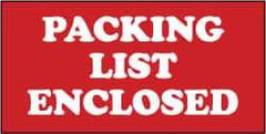 NMC - Packing List Enclosed Shipping Label - 1-3/8" High x 3" Wide - USA Tool & Supply