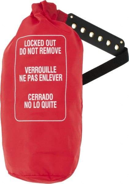 NMC - Black, Orange, Red and White, Nylon Plug and Hoist Control Cover - Compatible with Lockout Padlock - USA Tool & Supply