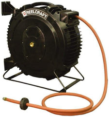 Reelcraft - 50' Spring Retractable Hose Reel - 232 psi, Hose Included - USA Tool & Supply